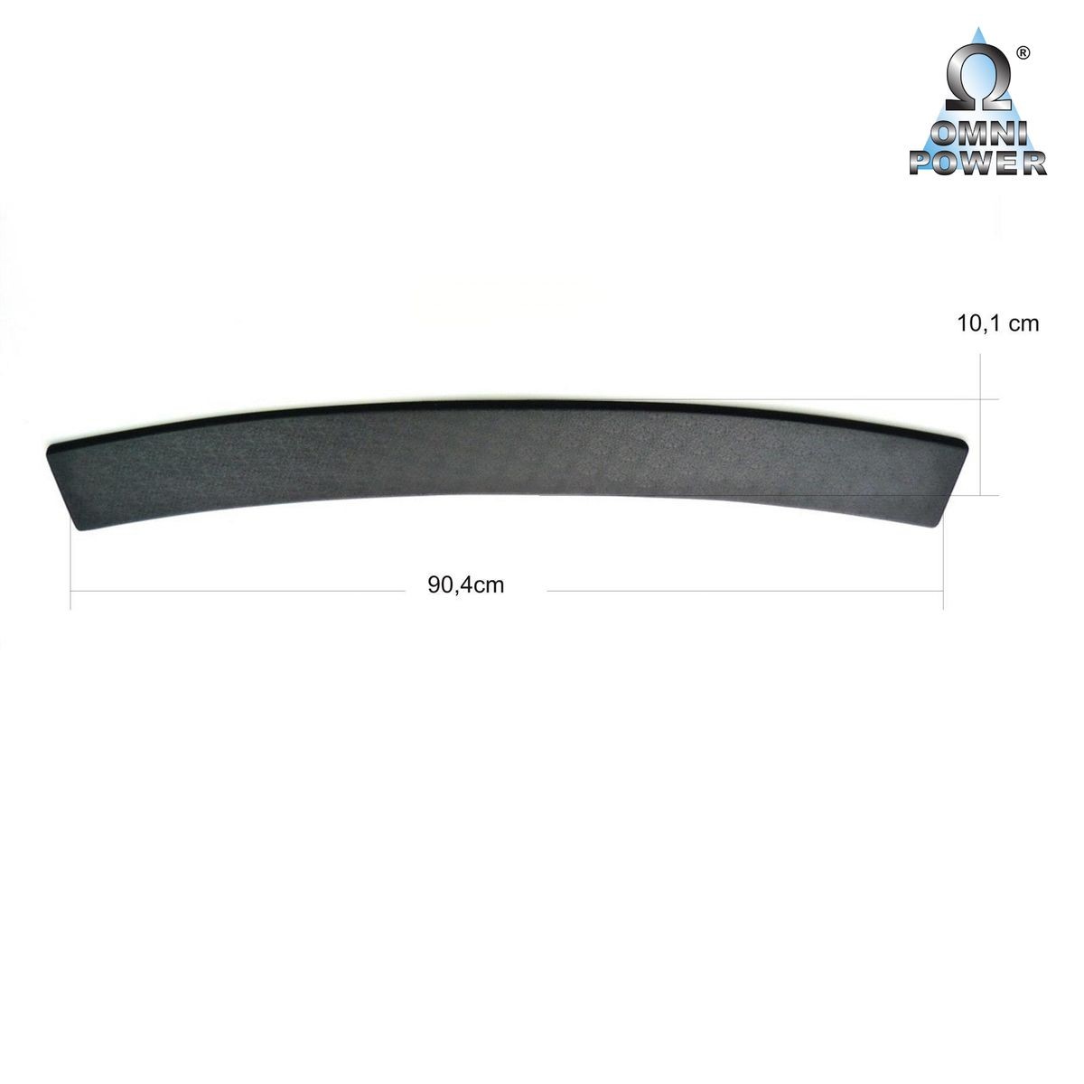Protection de seuil de charge ABS pour Skoda Octavia III Break 2014- par OmniPower – Noir