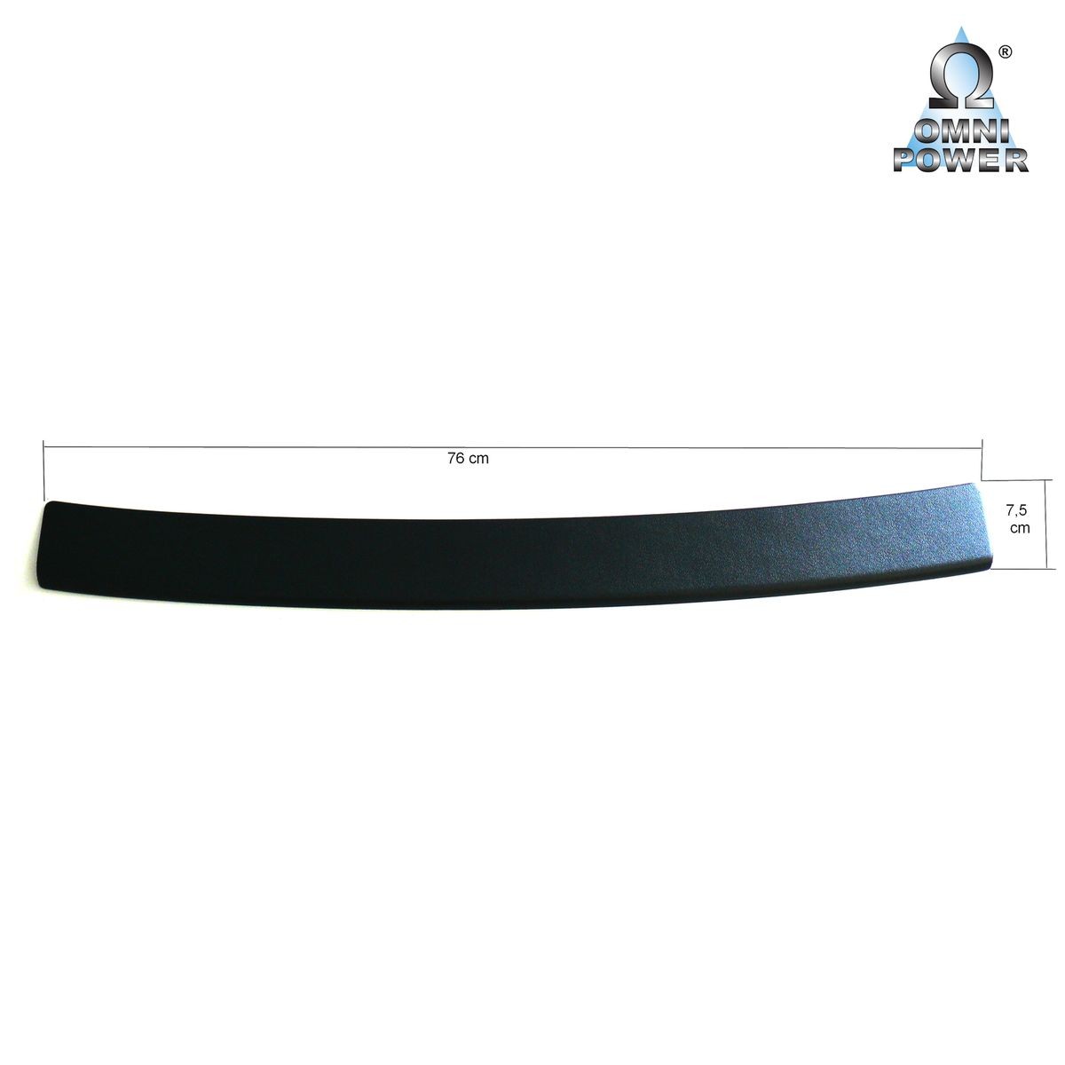 ABS Ladekantenschutz für Chevrolet Matiz/Spark Schrägheck M200 2005-2010 – Schwarz