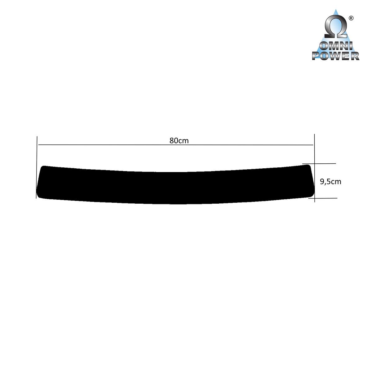ABS Ladekantenschutz für VW Passat B6 Limousine 3C 2005-2011 – Schwarz